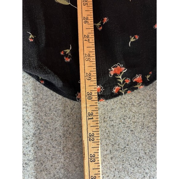 Free People Snap Out Of It Sleeveless Tree Swing Top Small Black Floral NEW - Picture 16 of 16